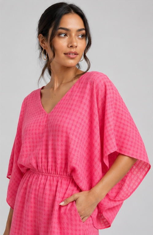 the kimono bloom romper pink 4 the kimono bloom romper pink 4